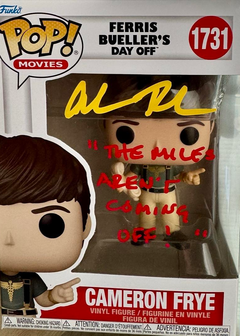Alan Ruck Signed Funko Pop #1731 "Cameron Frye" (Ferris Bueller) w/ Quote - JSA COA #02